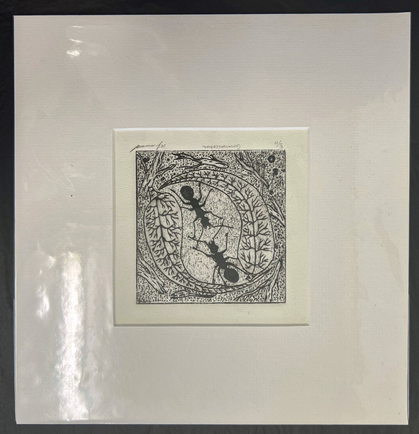 Allan Mansell - Communication Print