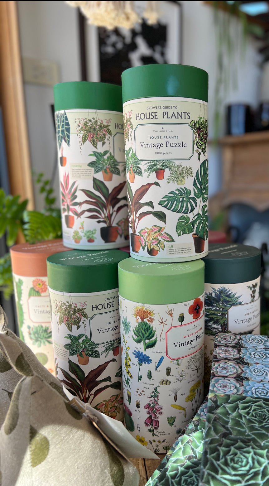 Cavallini Papers & Co. 1,000 Piece Vintage Puzzle