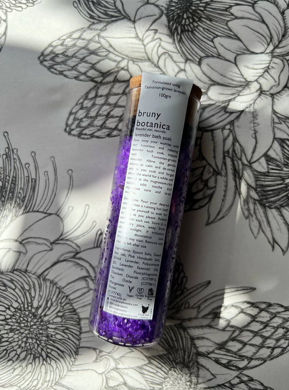Bruny Botanica - Botanical Bath Soak - Lavender